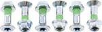 Bolt 30mm Silver Double Locked Sprocket Fasteners 6 Pack (HS.BETA)