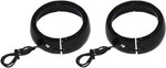 Custom Dynamics Black LED Passing Lamp Trim Ring for '06-'13 FLHT (CDTB-45TR-2B)