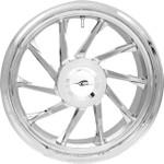 Coastal Moto Hurricane 3D Chrome Left Rear Wheel | 18" x 7" (3D-HURL-187T-CH)