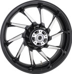 Coastal Moto Hurricane Cast 3D Black Cut Rear Wheel | 18" x 5.5" (3D-HUR185BC)