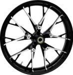 Coastal Moto Marlin Cast 3D Black Cut Front Wheel | 21" x 3.5" (3D-MAR213BCABST)
