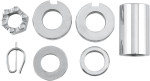 Colony Chrome Rear Axle Spacer and Nut Kit (2026-5)
