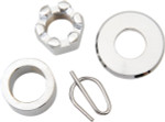 Colony Chrome Rear Axle Spacer and Nut Kit (9997-3)