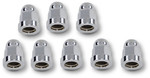Colony Chrome Hex Acorn Cylinder Base Nut Kit (7813-8)