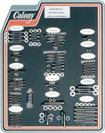Colony Chrome Polished Allen Show Bike Bolt Kit (1001P)
