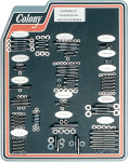 Colony Chrome Polished Allen Show Bike Bolt Kit (1000P)