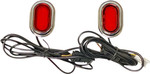 Custom Dynamics Chrome Plugz Antenna LED Red Lens Grommet Lights (CD-PLUG-RC)