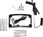 Custom Dynamics Run/Brake/Turn LED Radius License Plate Frame (TF05-BCM4-B)