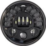 Custom Dynamics Black 7" Pro Beam Adaptive Headlight w/ Adapter (PB-7A-14-B)