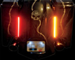 Custom Dynamics Pair of 10" LED Plasma Rods (MPLASMA10REDPR)