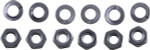 Colony Chrome Plated Oil Pump Nut Kit (8110-12)