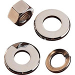 Colony Chrome Rear Axle Nut and Washer Kit (8715-4)