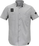 American Biker Sam LW Mens Button Up Short Sleeve Shirt