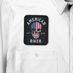 American Biker Sam LW Mens Button Up Short Sleeve Shirt