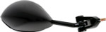 Emgo Left Side View Black Cat Eye Mirror (20-43062)