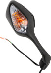 Emgo Right Side View Black Polygon Mirror w/Turn Signal (20-35261)