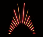 Custom Dynamics TruFlex 3.4" Flexible Amber/Amber LED Strip (TF20AA)