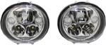 Custom Dynamics Chrome TruBeam 5 3/4" LED Headlight Pair (CDTB-575OV-C)