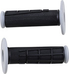 Moose Comp Diamond Black 1/2 Waffle MX Offroad Grips (0630-2662)