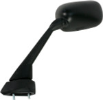 Emgo Left Side View Black Rectangle Mirror (20-37432)