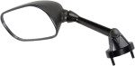 Emgo Left Side View Black Rectangle Mirror (20-43072)