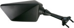 Emgo Right Side View Black Polygon Mirror (20-43091)