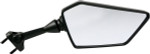 Emgo Right Side View Black Polygon Mirror (20-43091)