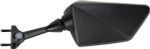 Emgo Left Side View Black Polygon Mirror (20-43092)