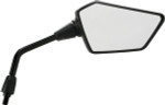 Emgo Right Side View Black Polygon Mirror (20-49221)