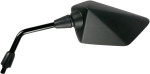 Emgo Left Side View Black Polygon Mirror (20-49222)