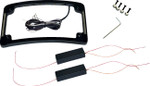 Custom Dynamics Black Tri-Radius License Plate Frame w/ Flushmount LEDs (TF06-B)