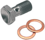 Goodridge 3/8"-24 Stainless Steel Banjo Bolt (P775-03C)