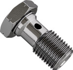 Goodridge M12 x 1.50mm Stainless Steel Single Banjo Bolt (P992-04-M12C)