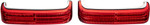 Custom Dynamics ProBeam Bagz Chrome/Red LED Saddlebag Lights (PB-SB-HD-CR)