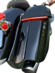 Custom Dynamics Gloss Black Saddlebag Trim (CD-IND-SB-T-B)