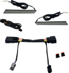 Custom Dynamics Saddlebag Smoke Lens LED Latch Lights (CD-LATCH-23-S)