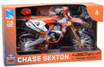 NewRay 1:6 Scale Red Bull KTM Chase Sexton #4 450SX-F Motorcycle