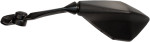 Emgo Left Side View Black Polygon Mirror (20-49262)