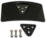 Custom Dynamics Black Radius License Plate Mount (CD-PFM-B)