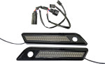Custom Dynamics Smoke/Black Saddlebag Latch LED Dual Color Light (CD-SBL-DC4-SB)