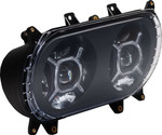 Custom Dynamics ProGlow Double-X LED Headlight | Black (PG-RG-B)