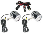 Custom Dynamics Chrome ProBeam LED Halo Fog Lamps (PB-FOG-BCM-C)
