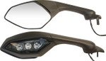 Emgo Right Side View Black Cat Eye Mirror (20-37501)