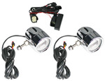 Custom Dynamics Chrome ProBeam LED Halo Fog Lamps (PB-FOG-SS8-C)