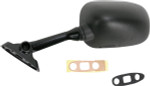 Emgo Left Side View Black Oval Mirror (20-69722)