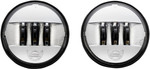 Custom Dynamics Chrome ProBeam LED Passing Lamps (PB-45-C)