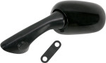 Emgo Left Side View Black Oval Mirror (20-87082)