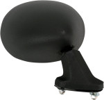 Emgo Right Side View Black Round Mirror (20-78261)