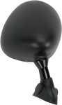 Emgo Left Side View Black Round Mirror (20-86882)