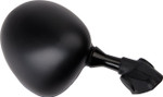 Emgo Left Side View Black Round Mirror (20-86882)